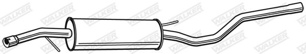 WALKER 22087 Centre Muffler