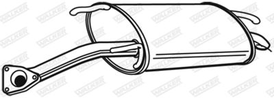 Rear Muffler WALKER 22088