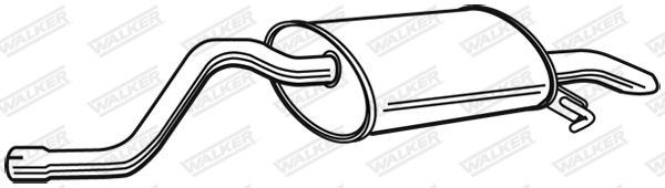 WALKER 22106 Rear Muffler