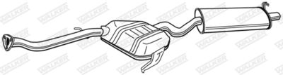 Rear Muffler WALKER 22118