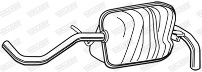 Rear Muffler WALKER 22123