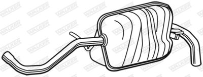Rear Muffler WALKER 22124