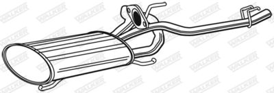 Rear Muffler WALKER 22251