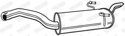 Rear Muffler WALKER 22287