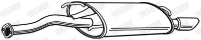 Rear Muffler WALKER 22295