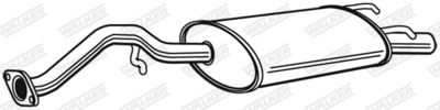 Rear Muffler WALKER 22330
