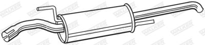 Rear Muffler WALKER 22365