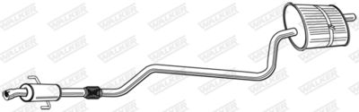 Rear Muffler WALKER 22376