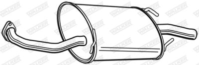Rear Muffler WALKER 22394