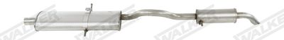 Rear Muffler WALKER 22453