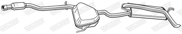 WALKER 22455 Rear Muffler