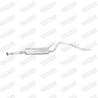 Rear Muffler WALKER 22558