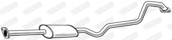 WALKER 22607 Centre Muffler