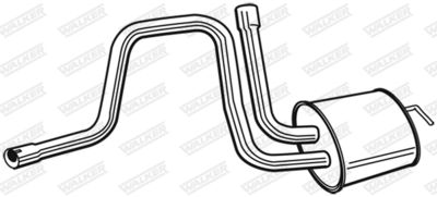Centre Muffler WALKER 22642