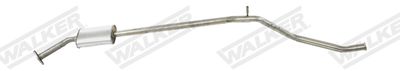 Centre Muffler WALKER 22644
