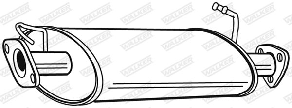 WALKER 22671 Centre Muffler