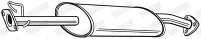 Centre Muffler WALKER 22673