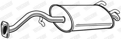 Rear Muffler WALKER 22683