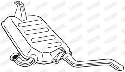 Rear Muffler WALKER 22709