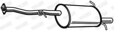 Rear Muffler WALKER 22710