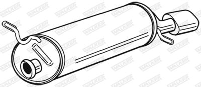 Rear Muffler WALKER 22726