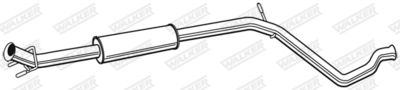Centre Muffler WALKER 22802