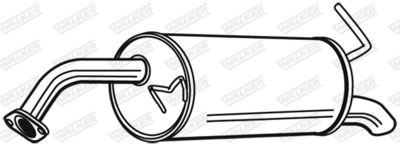 Rear Muffler WALKER 22825