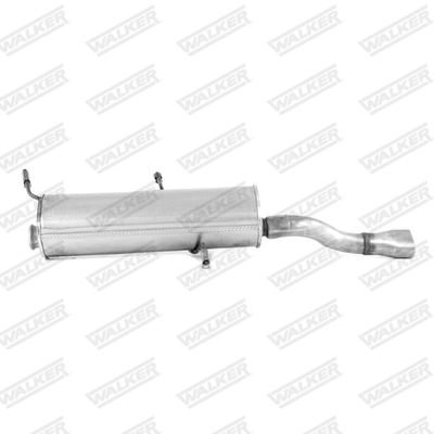 Rear Muffler WALKER 22876