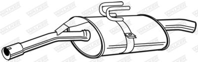Rear Muffler WALKER 22900
