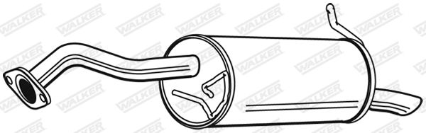 WALKER 22967 Rear Muffler
