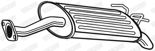 WALKER 22987 Rear Muffler