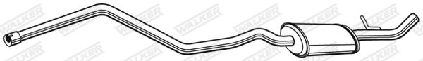 WALKER 23000 Centre Muffler