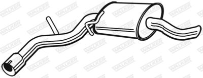Rear Muffler WALKER 23001