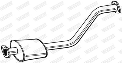 Centre Muffler WALKER 23012