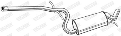 Centre Muffler WALKER 23044