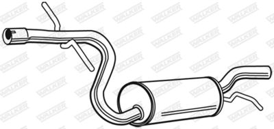 Centre Muffler WALKER 23048