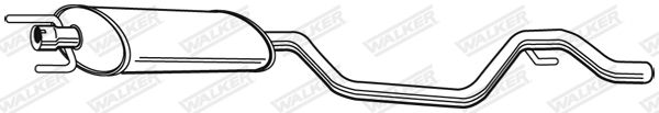 WALKER 23058 Centre Muffler