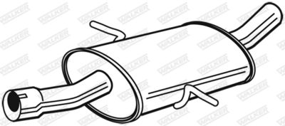 Rear Muffler WALKER 23120