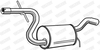 Centre Muffler WALKER 23129