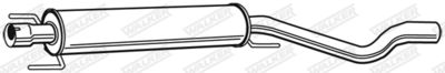 Centre Muffler WALKER 23149