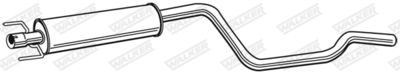Centre Muffler WALKER 23163