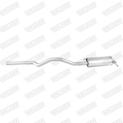 Rear Muffler WALKER 23198
