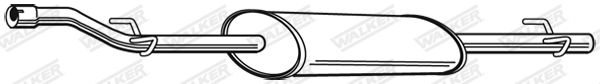 WALKER 23245 Centre Muffler