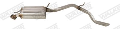 Rear Muffler WALKER 23275