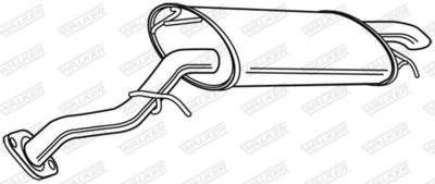 Rear Muffler WALKER 23318