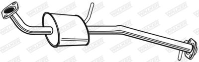 Front Muffler WALKER 23319