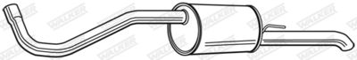 Rear Muffler WALKER 23335