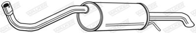 Rear Muffler WALKER 23338