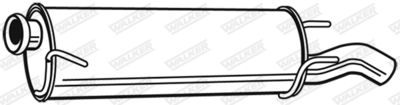 Rear Muffler WALKER 23479