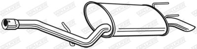 Rear Muffler WALKER 23482